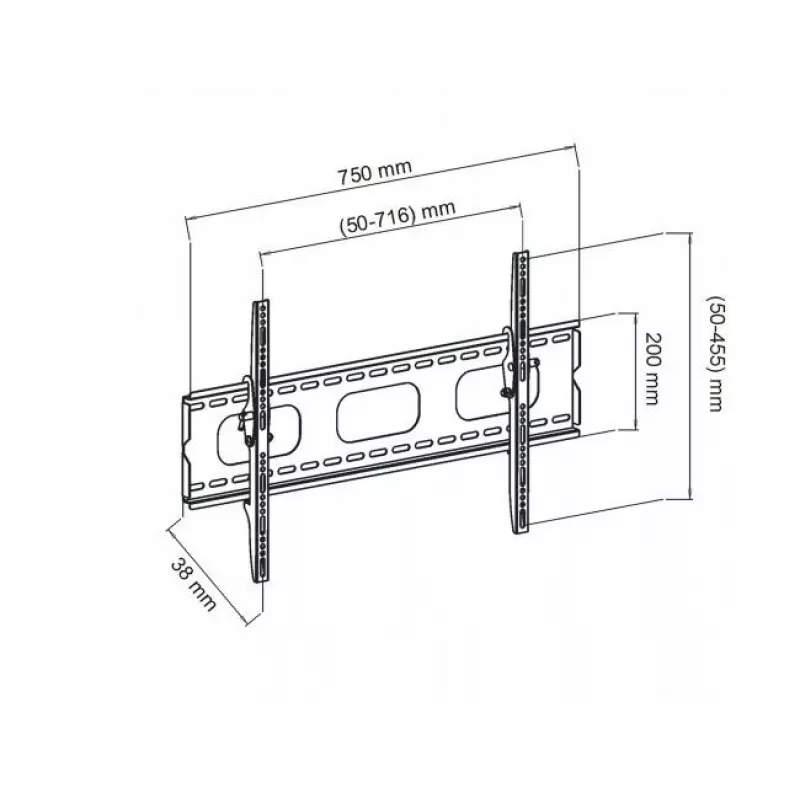 Soporte de mesa para monitor MULTIOFFICE LCD 30-50 AR-18