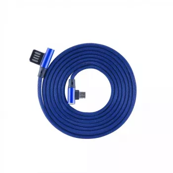 Sbox USB->Micro USB 90 M/M 1.5m USB-MICRO-90BL blueberry azul