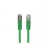 Lanberg PCF6-20CC-0100-G Cable de conexión Cat.6 F/UTP, paquete de 10, 1 m, Verde