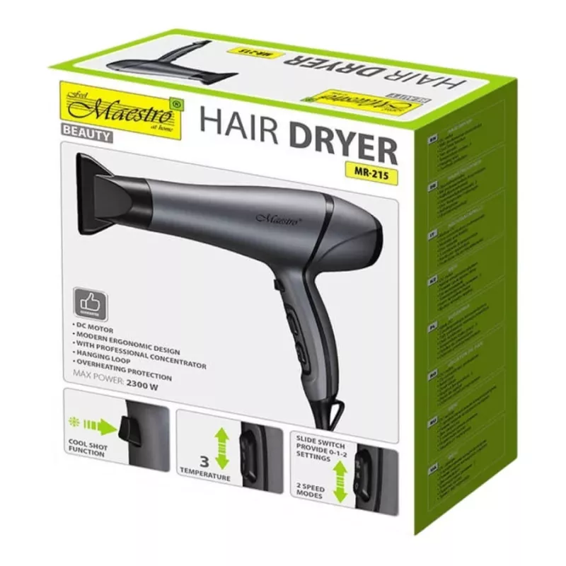 Secador de pelo Maestro MR-215 2300W