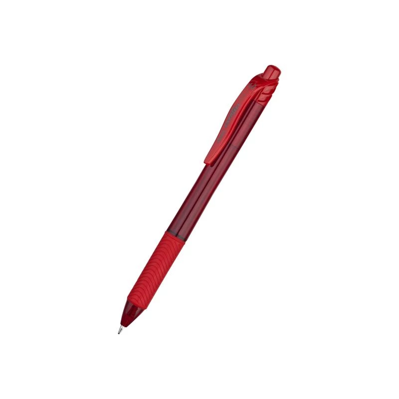 Bolígrafo retráctil con clip Pentel Energel X 1.0 Rojo