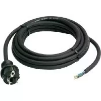 Cable de alimentación AS Schwabe H07RN-F 3G1.5, 4,5 m, con conector macho