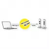 Adaptador ROLINE USB-C a conector jack - USB-C macho reversible a minijack estéreo macho