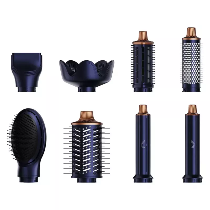 Secador de pelo y rizador multistyler Lovio LVHS001BL con función combinada de aire caliente y estilismo