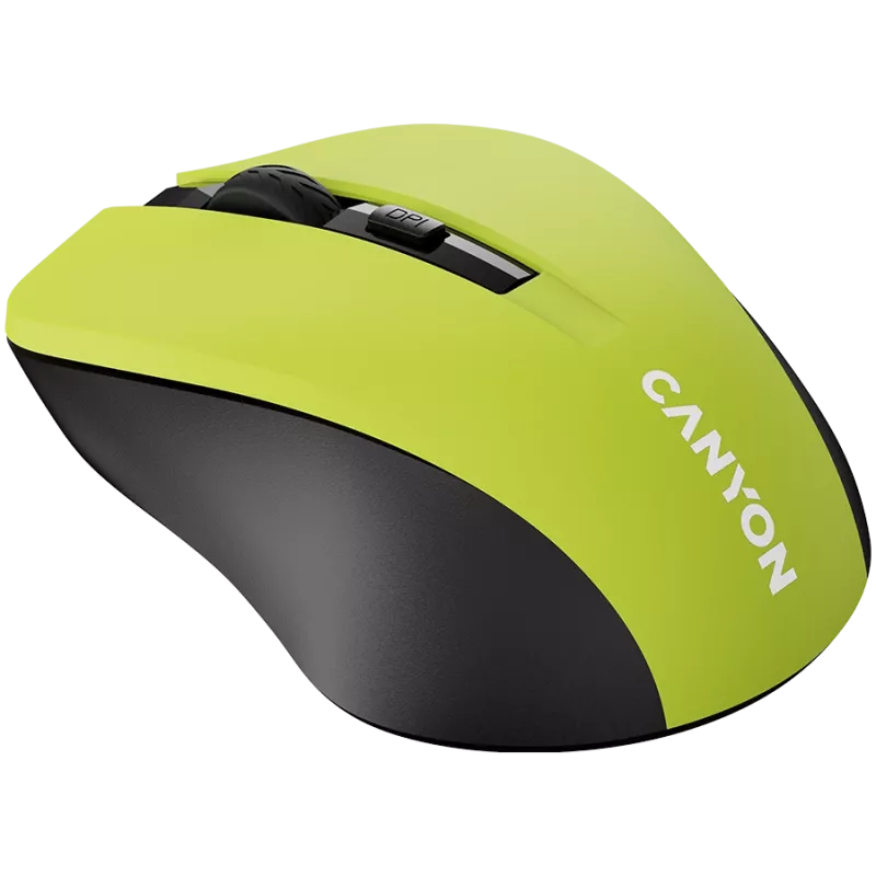 Ratón CANYON MW-1 inalámbrico amarillo CNE-CMSW1Y interfaz