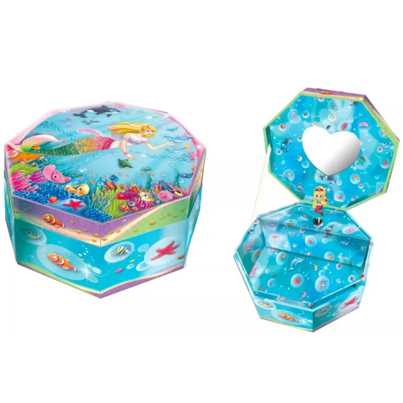 Pecoware caja de música octogonal - Sirena