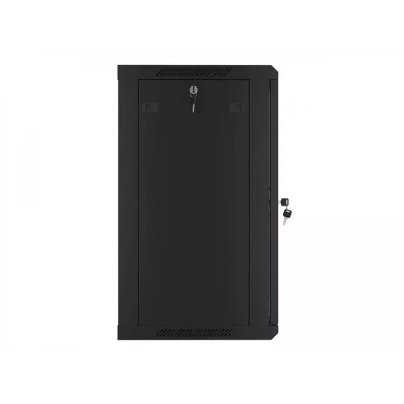 Armario de instalación de pared Lanberg 19'' 15U 600x450mm negro (puerta de cristal)
