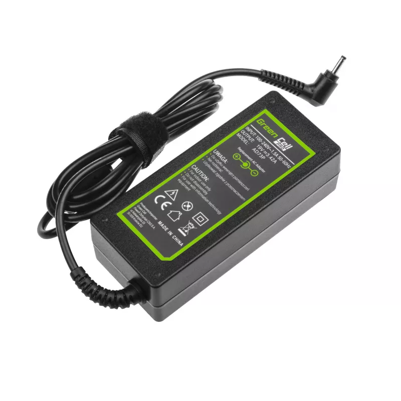 Fuente de alimentación/adaptador Green Cell AD73P interior 65 W negro