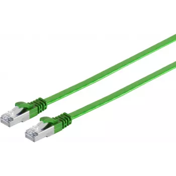 Cable de parcheo helos 75513-SLG U/FTP Cat6A delgado, verde, 3,0 m