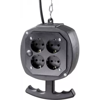 Regleta colgante AS Schwabe Watzmann ES1 negra IP20, modelo 60971