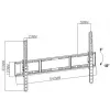 Soporte de TV TB-751E para televisor hasta 80 pulgadas 35 kg VESA máx. 600x400