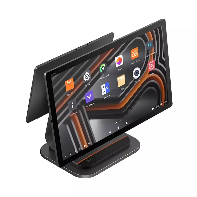 Monitor para cliente SUNMI 10,1 pulgadas T3 PRO NFC USB — monitor para cliente de 10,1 pulgadas con conectividad NFC y USB