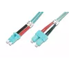 Cable de parcheo de fibra óptica Digitus OM3 LC/SC 1 m