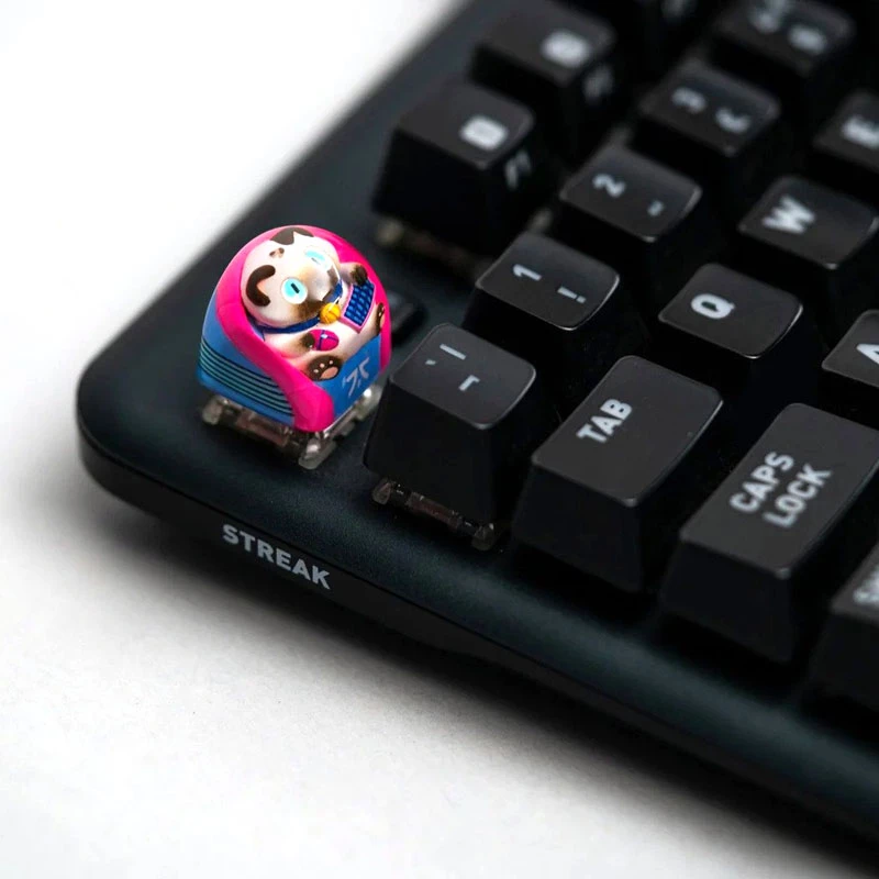 Set de keycaps Triton Fnatic Artisan Loeya — azul