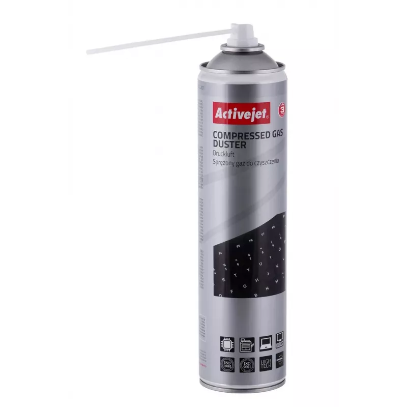 Aire comprimido Activejet AOC-201 (600 ml) spray limpiador, limpieza sencilla de zonas de difícil acceso