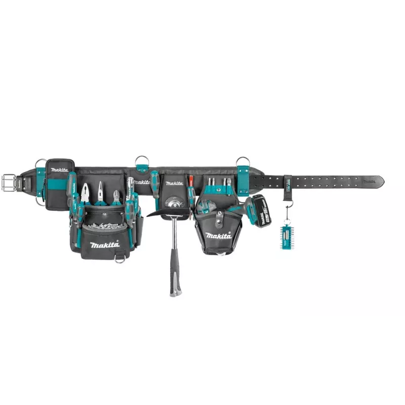 Makita E-15235 Set de cinturón portaherramientas Heavy-Duty con bolsas de transporte