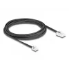 Cable telefónico DeLOCK conector RJ45 a conector RJ11 negro 3 m
