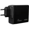 Cargador PD INTER-TECH PD-3100 100W USB-C negro fuente de alimentación rápida