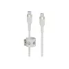 Belkin BOOSTCHARGE PRO Flex Cable USB 3 m USB 2.0 USB C blanco (CAB011BT3MWH)
