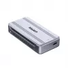 Carcasa para SSD Unitek S1242AGY01-EU USB4 40 Gbit/s, M.2 NVMe, hasta 8 TB, aluminio/plástico, refrigeración activa