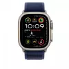 Apple Trail Loop 49mm azul - S/M - Acabado titanio natural