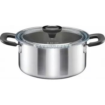 Olla Fiskars Functional Form 1072317 acero inoxidable 5 L con tapa
