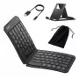 Teclado Bluetooth curvo de tamaño completo Inateck N0131 QWERTZ interruptores de tijera negro