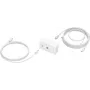 VISION TechConnect - kit para montaje enrasado del panel frontal - 3,0m - apto para montaje en pared - blanco - tapa con dos aberturas - 2 puertos (