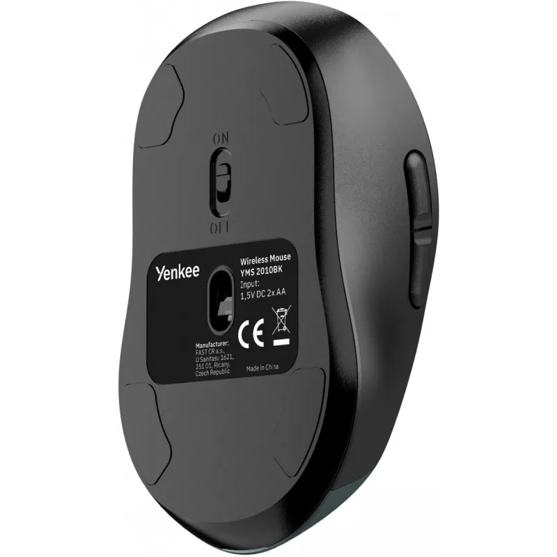 YENKEE YMS 2010BK GYRO Dual ratón inalámbrico, Bluetooth + USB 2,4 GHz