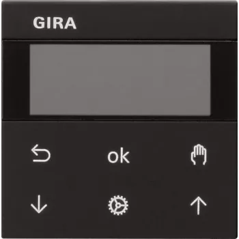 Temporizador y persiana Gira negro S3000 Display 5366005 (5366005)