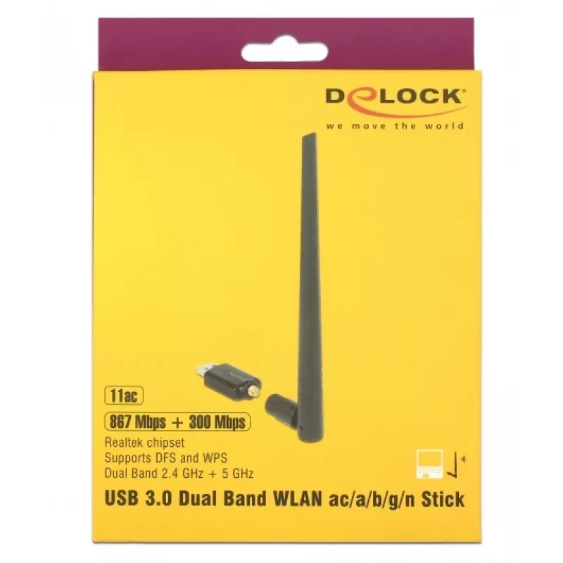Tarjeta de red DeLOCK 12535 RF Wireless