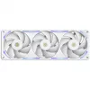 Ventilador de caja para PC NZXT F360X 120 mm blanco, 360×30×120 mm