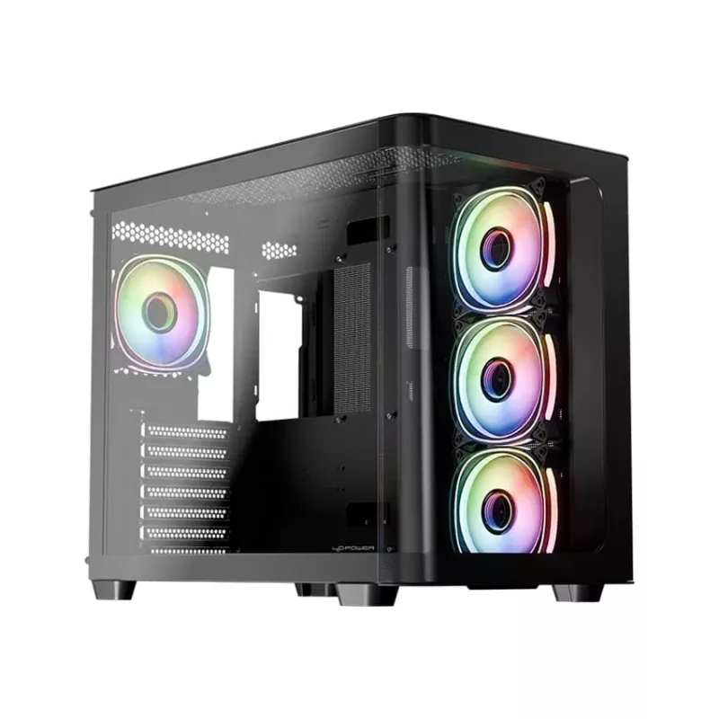 Caja de ordenador LC-Power LC-8001B-ON Midi Tower Negra