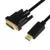 Cable DisplayPort a DVI, negro, 5 m