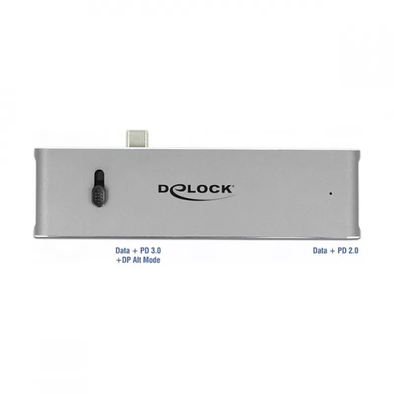 Docking station DeLOCK Dual USB Type-C con HDMI USB 3.2 SD PD 3.0