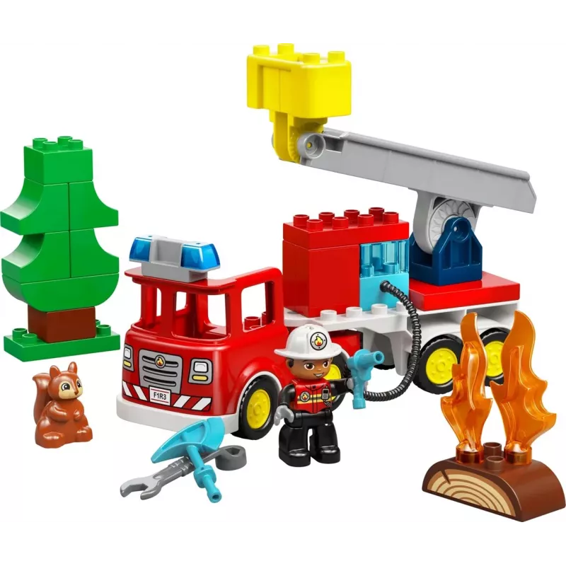 LEGO DUPLO 10473 Camión de bomberos con manguera y bombero