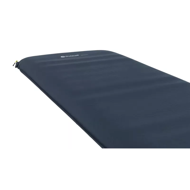 Colchón hinchable Outwell 400137 — colchón de camping individual de poliéster 600×1950×100 mm, azul
