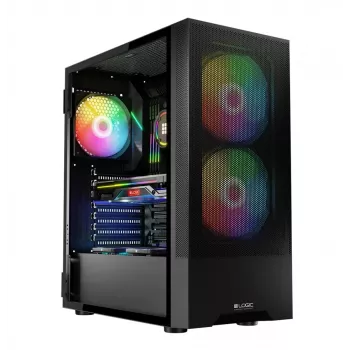 Logic ARYA ARGB Caja MINIDI USB 3.0 Negro