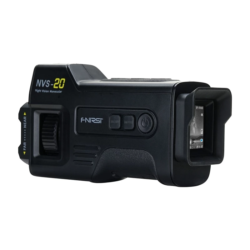 Visor nocturno digital Fnirsi NVS-20 con grabación 4K-HD — grabadora de mano portátil