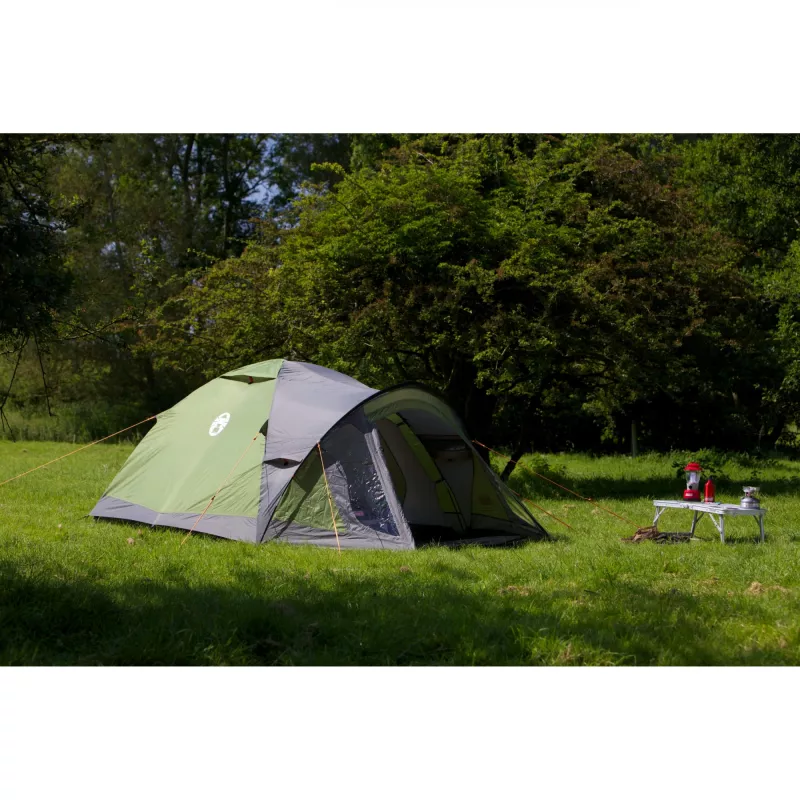 Tienda de campaña iglú Coleman Darwin 3 Plus 3 personas verde gris