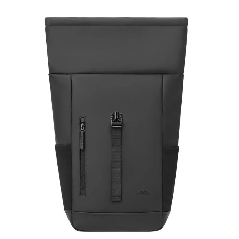 Mochila Rivacase 7826 Eden 14 ECO negra Rolltop para portátiles de 14