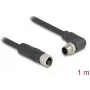 Cable sensor/actuador DeLOCK 80528 1 m RST M12 negro