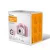 Cámara digital infantil DENVER KCA-1340RO — compacta 85 g, rosa