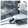 Cable USB RealPower MagneticCharge2 1 m azul carga rápida transferencia de datos