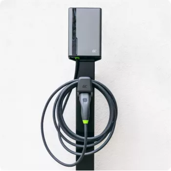 Wallbox Green Cell GC EVGC021B2275 3,6-22 kW 7,5 m NFC gris aluminio