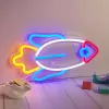 Luz de neón LED MANTA SNL91MT estilo RAKETA – panel de neón LED decorativo, modelo SNL91MT