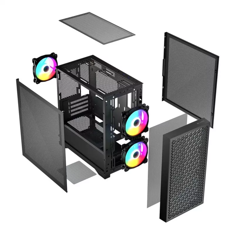 Logic DART PRO ARGB MINI USB-C caja de PC negra