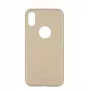 Funda Tellur fina de piel sintética para iPhone X/XS — dorada, funda protectora fina
