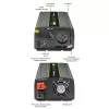 Inversor para coche Qoltec Monolith 2000 W Negro 24 V