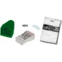 Conector de cable RJ-45 ShiverPeaks BS72057-G-10 verde